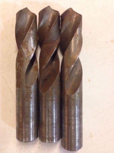 3 Screw/Stubby Drill Bits 25/32&#034;