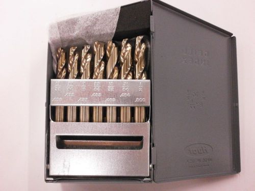 Rocky Mountain Twist 29pc Cobalt USA 1/16&#034;-1/2&#034; 135° Screw Drill Set 877 963SO