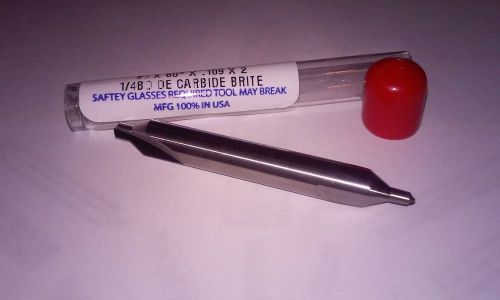 SOLID CARBIDE CENTERDRILL #3 - 60 Degree inc -USA- FREE SHIP ( center drill )