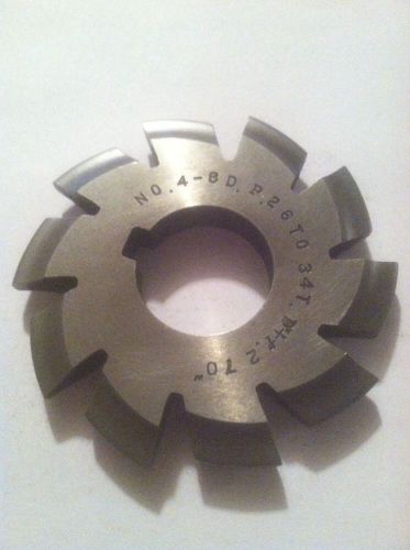 USED INVOLUTE GEAR CUTTER #4 8P 26-34T  1&#034;bore Brown &amp; Sharpe