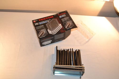 TEKTON 7319 Transfer Punch Set, 28-Piece (Missing 25/64)