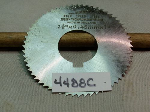 (#4488C) New Machinist 2-3/4 X 0.45mm X 1 Inch Screw Slotting Saw