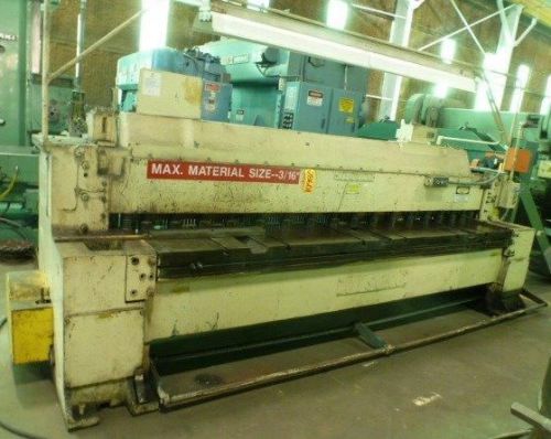 WYSONG MECHANICAL POWER SQUARING SHEAR 10&#039; x 1/4&#034;&#039; (28601)