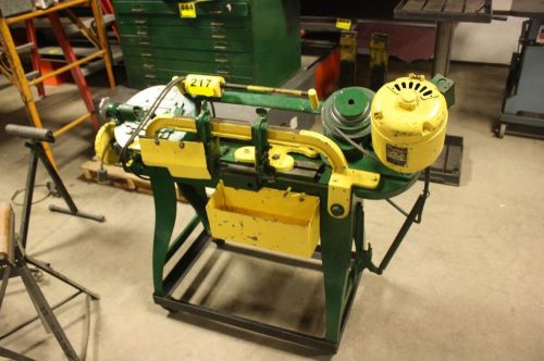 Wells  model 5m 11 x 7 horizontal bandsaw band saw iron pipe cutter machine