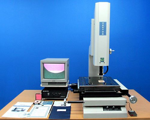 Wow! micro-vu vector 12&#034; x 12&#034; video manual measuring machine for sale