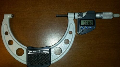 Mitutoyo digital  micrometer 4-5&#034;