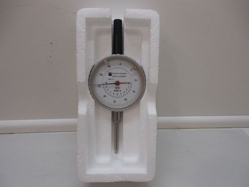 Brown &amp; sharpe mw217 dial indicator 1&#034; x .0005 white agd2 for sale