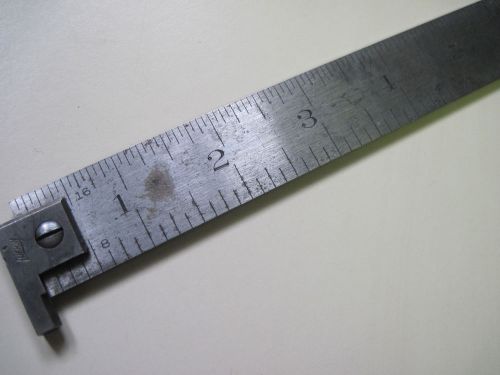 Lufkin vintage machinist  12&#034; ruler  H2204R with hook