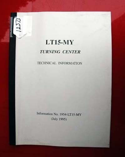 Okuma LT15-MY Turning Center Technical Information: 1954-LT15-MY (Inv.12373)