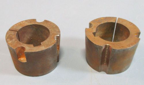 Lot 2 taper lock bushings 1615 1-3/8&#034; bore 1-1/2&#034; through bore no hardware nos for sale