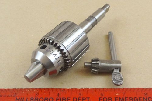 VERY NICE ORIGINAL MT2 JACOBS NO. 34 LATHE TAILSTOCK DRILL CHUCK CAP 0 - 1/2&#034;