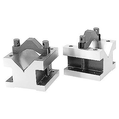 1-11/16 CAPACITY PRECISION V-BLOCK &amp; CLAMP SET 2-3/8L X 2-3/8W X 2H (3402-0002)