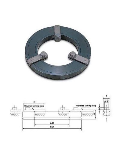 6-10&#034; Soft Jaw Boring Ring lathe Chucks Scroll Style