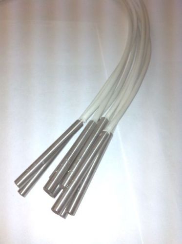 Cartridge heater 1/4&#034;diameter x 2 1/2&#034;long,230volt 125w w/internal thermocouples for sale