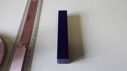 1&#034; x 1&#034; x 6&#034;  urethane / polyurethane 90 a dark blue bar p/n 10899 for sale