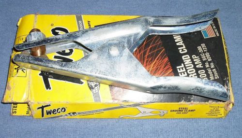 Tweco SGC-300 Steel Ground Clamp 300 amp  (New in Box)