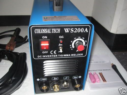 New welder tig &amp; mma welder 200ampdc inverter 2 in 1 welder colossal tech for sale