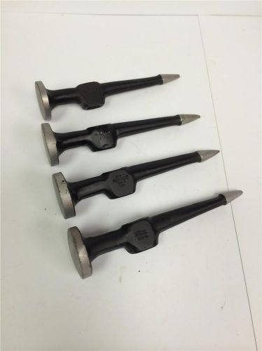 4 Piece Fairmount USA Forged Welder Welding Masonry Metal Hammer Pick Head 158-G