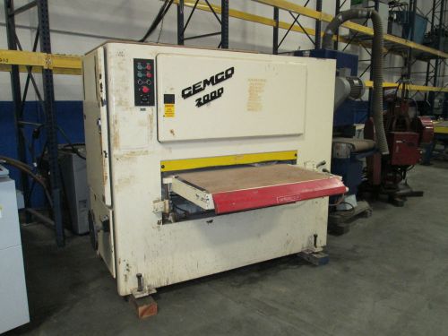 CEMCO 2000 42 INCH ORBITAL HEAD WIDE BELT SANDER