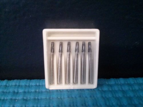 Unused (new) Miltex FG 172 dental burs (6 burs)