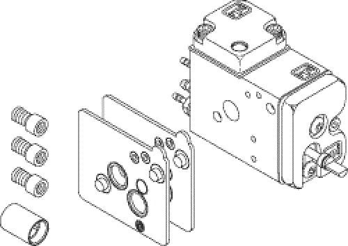 A-dec handpiece control block century ii for sale