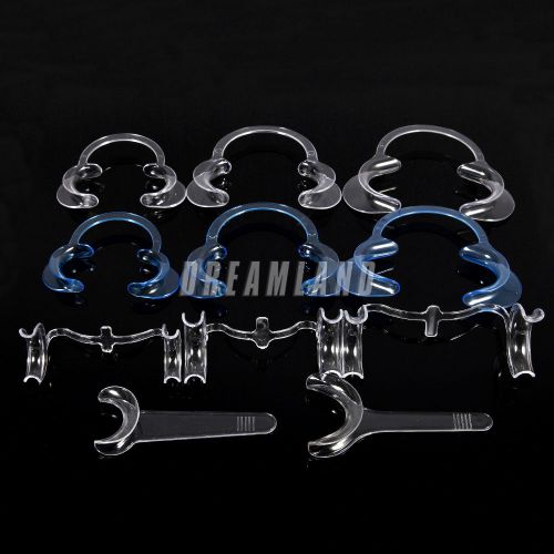 HOT SALE 12 PCS Dental Intraoral Cheek Lip Retractor Mouth Opener All Type