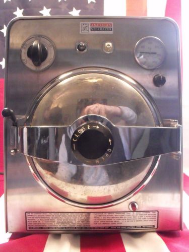 Amsco 576a dynaclave 613r autoclave tabletop - sterilizer for sale