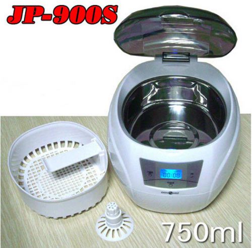 750ml 50W LED Digital Display Household Ultrasonic Cleaner Bath Jewelry Cleaner