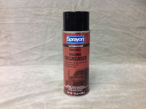 SPRAYON S00702 ENGINE DEGREASER 12oz - Remove Dirt Grease Varnish (lot of 6)