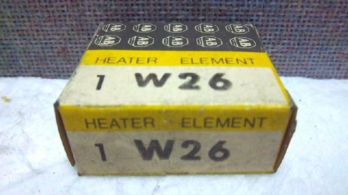 ALLEN BRADLEY THERMAL OVERLOAD HEATER ELEMENT W-26 NEW W26