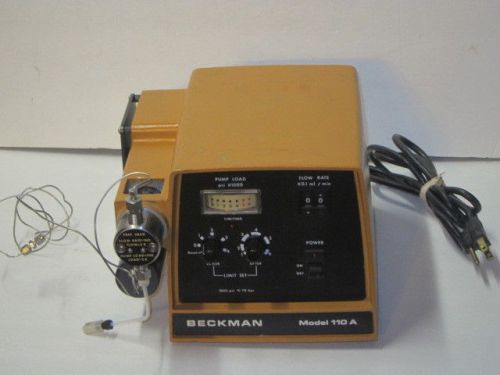 BECKMAN MODEL 110 A SOLVENT DELIVERY PUMP- 50- 150 PSI