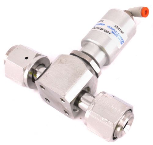 Veriflow 930AOPLPNCSFS8F 1/2&#034; SS High Purity Inline Pneumatic Diaphragm Valve