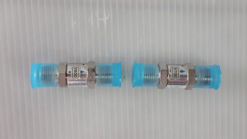 Fujikin 316 Poppette Check Valve 6.86KPa 16.2MPa L.KP/8R000 C.100493 LOT OF 2