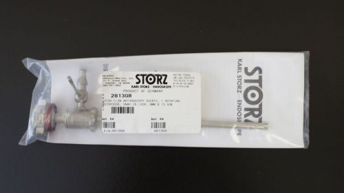 STORZ 28130R High Flow Arthroscopy sheath, 6mm x 13.5cm, snap in lock ~ NEW