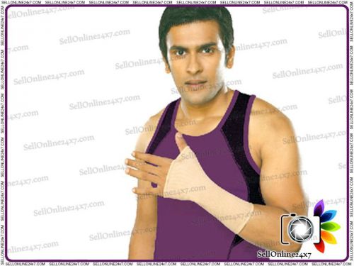 Small universal pull-on sleeve palm brace/thumb support common for left &amp; right for sale