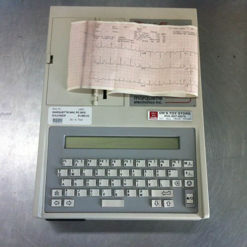 Marquette MAC PC Electrocardiogram EKG