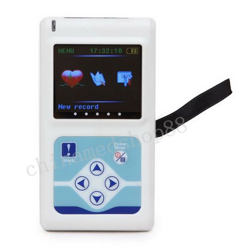 3 Channels Dynamic ECG System, 24Hrs ECG recorder/analyzer, EKG Holter