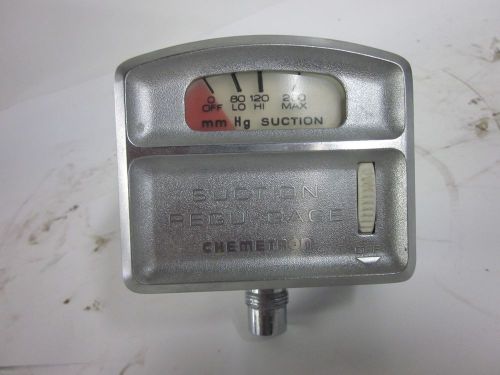 Chemetron Medical Division Suction Regu-gage Regulator Gauge -Untested-