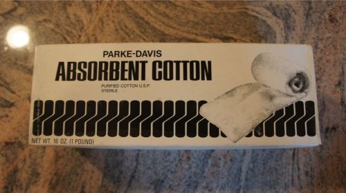 Lot of 10 parke-devis absorbent cotton 16 oz sterile for sale