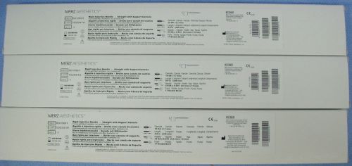 3 merz aesthetics rigid inj needles #9010m1 for sale