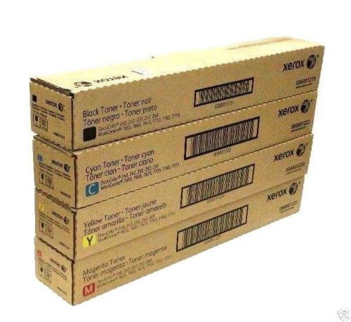 New OEM Xerox Toner Set BCYM For DocuColor 240/250/260 WorkCentre 7655/7665/7755