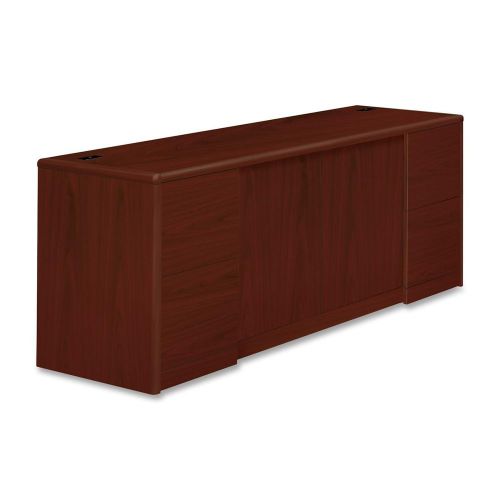 The Hon Company HON10742NN 10700 Series Mahogany Laminate Desking