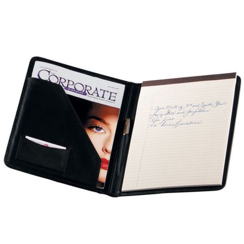 Royce Leather Writing Padfolio - Black