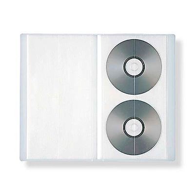 MUJI Moma Polypropylene CD/DVD holder 2-stage 20 Holds (40 pockets) Japan