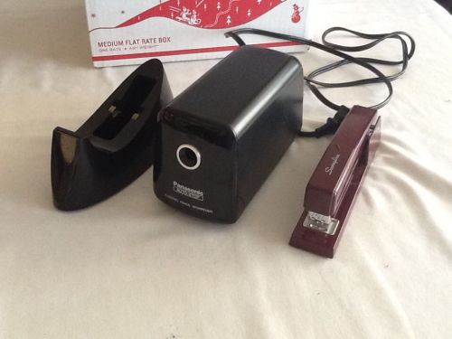 Lot 3 Panasonic Auto Stop KP-380 Swingline 747 Stapler Scotch C-15 Tape