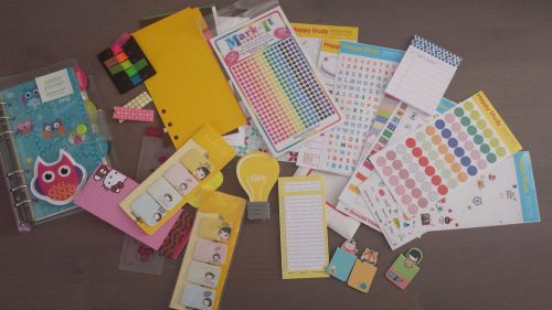 FILOFAX, POST IT, STICKERS, KAWAII SUPER CUTE PLANNER ACCESSORIES