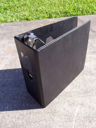 Wilson jones 384-50 5&#034; black heavy-duty locking d-ring binder holds 8. x 11&#034; for sale