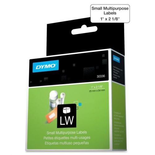 DYMO 30336 LABEL, WHITE 1&#034; X 2 1/8&#034; 500