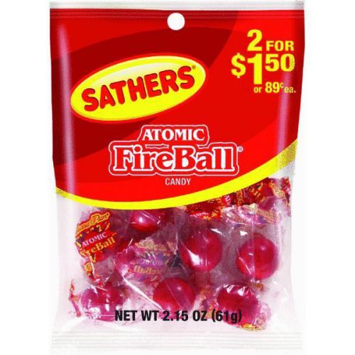 2.15oz Atomic Fireballs 10105 Pack of 12