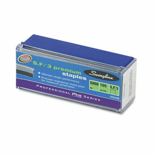 Swingline Premium Chisel Point Half Strip Staples, 5,000 per Box (SWI35440)